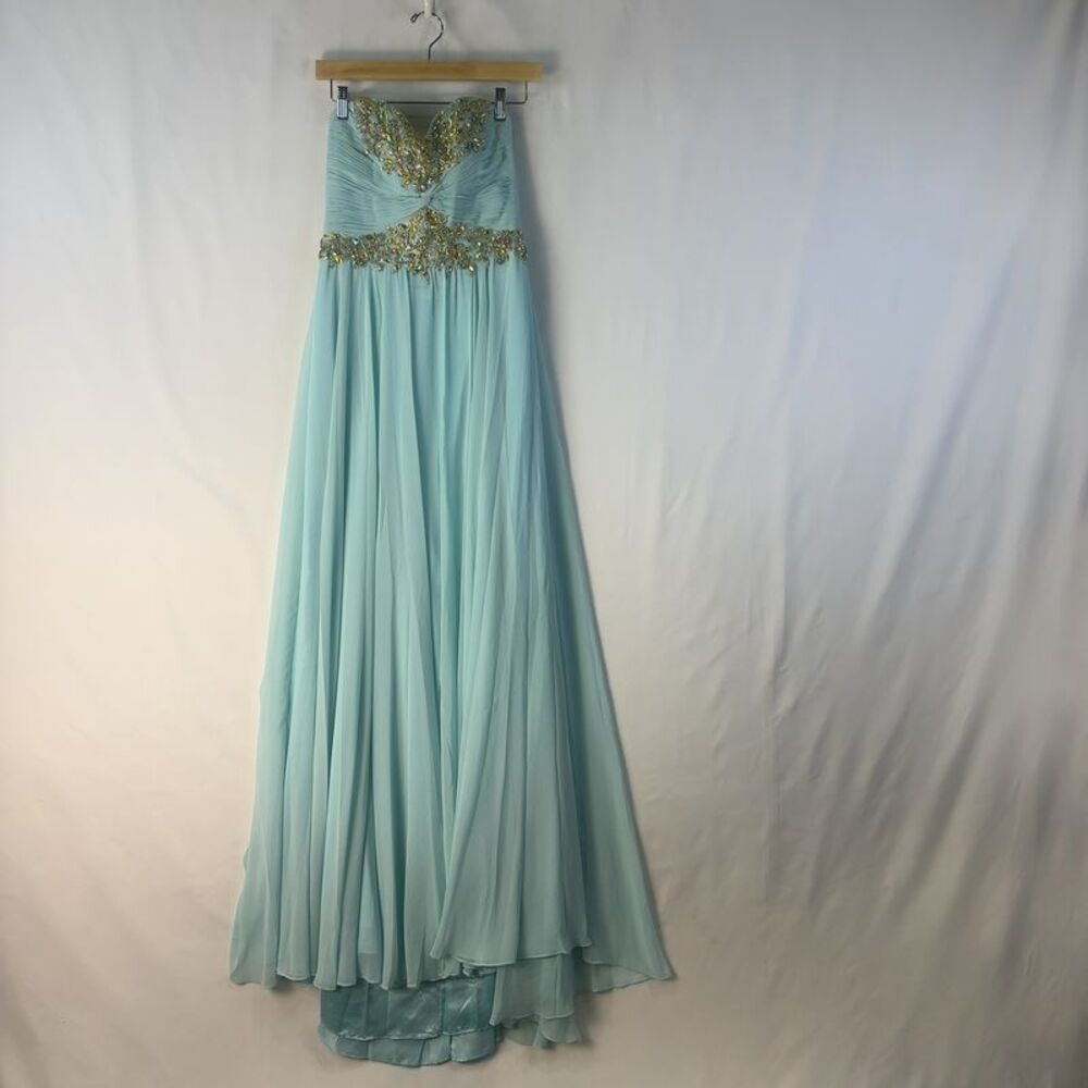 Sherri Hill Sherri Hill Light Blue Prom Dress Size 6